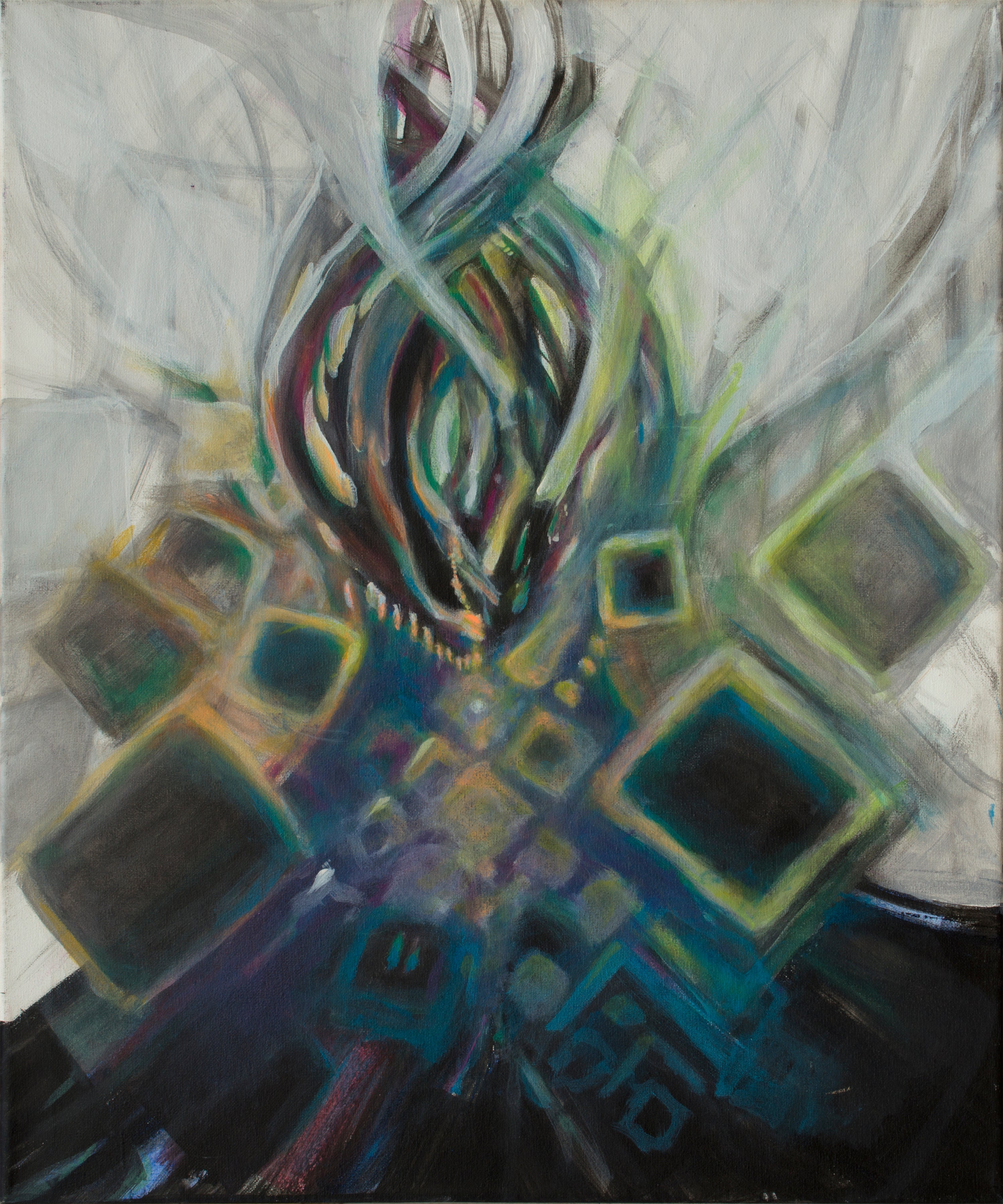 Realms Colliding - original painting
