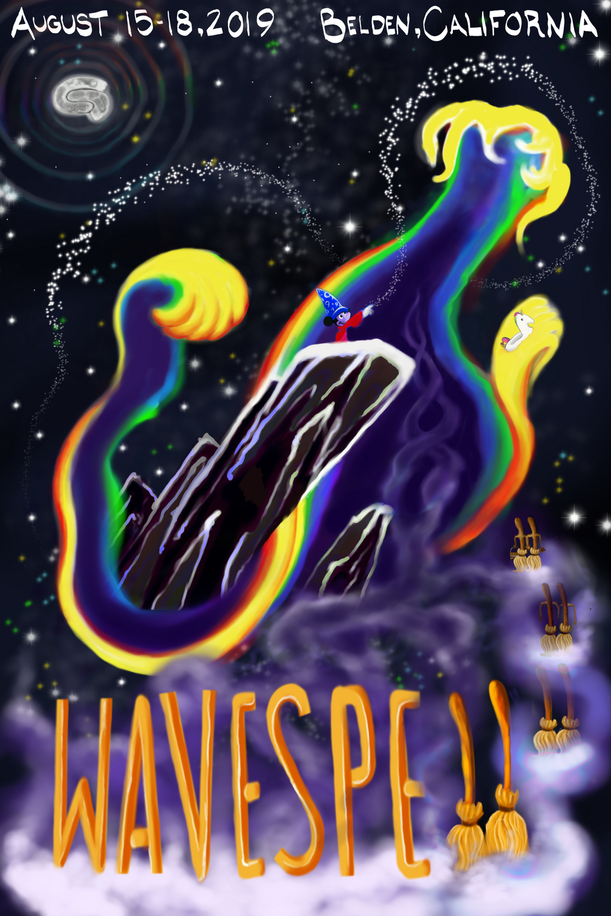 Wave Spell 2019 Festival Poster