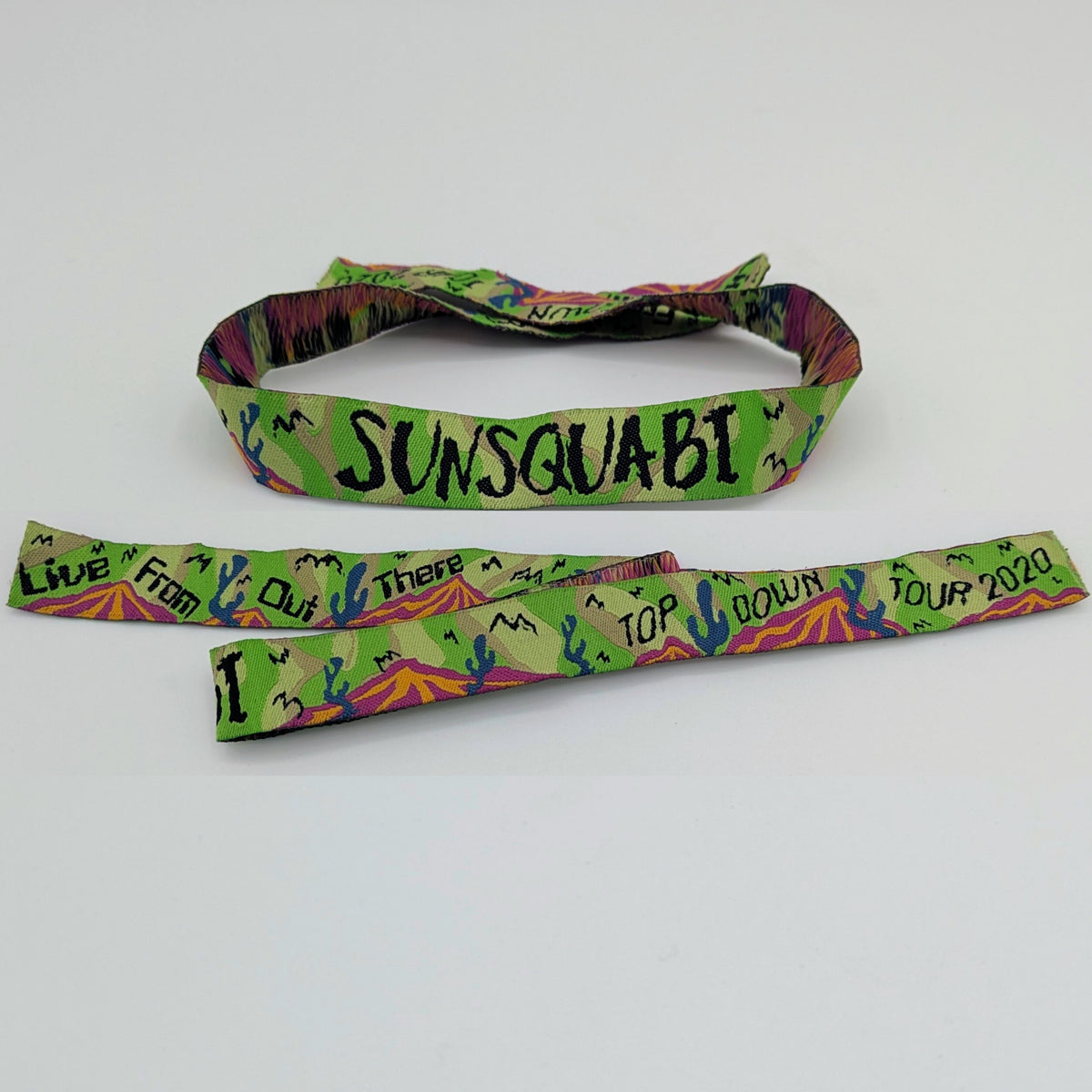 Sunsquabi Wristband 2020 Top Down COVID Live Stream Tour