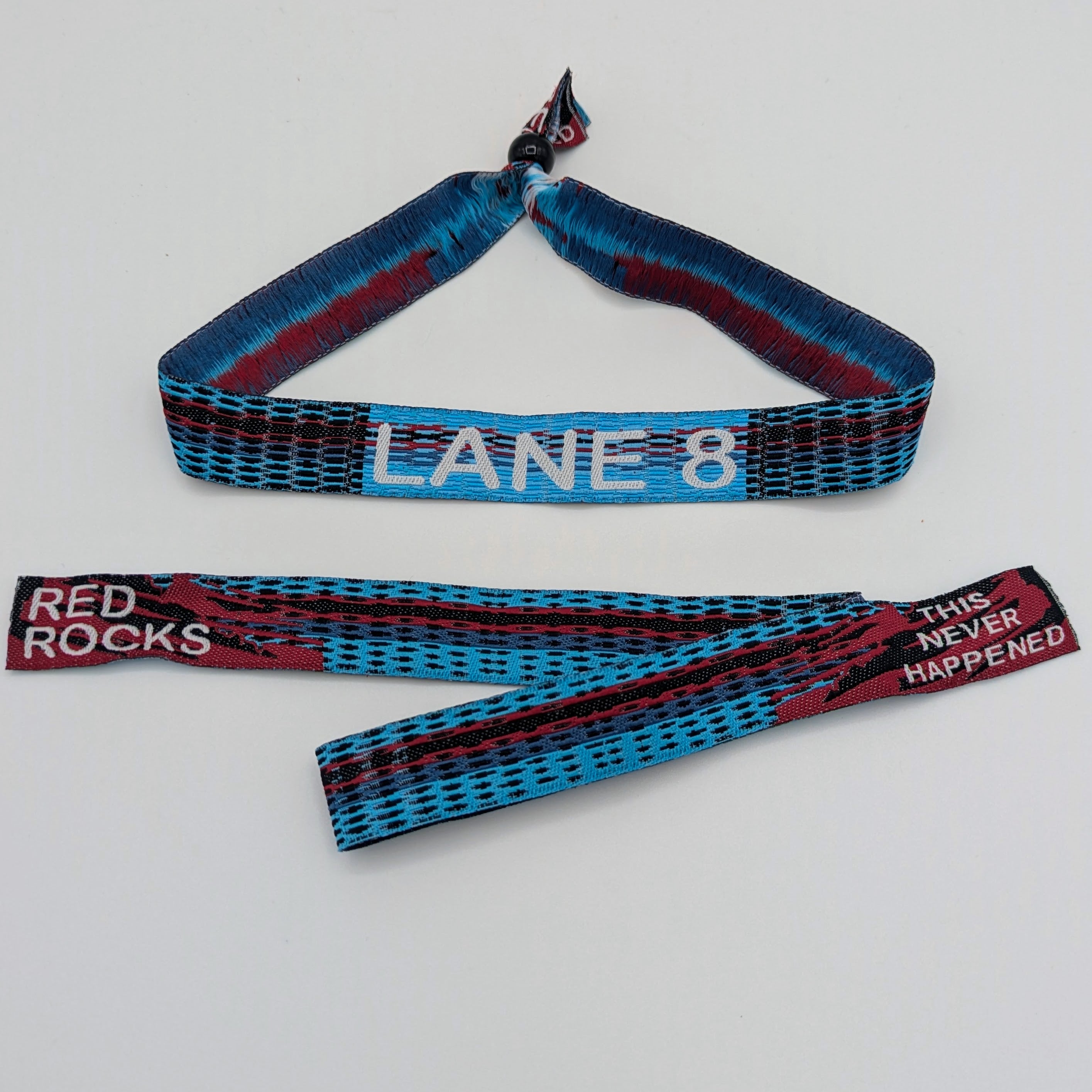 Lane 8 Wristband This Never Happened Red Rocks