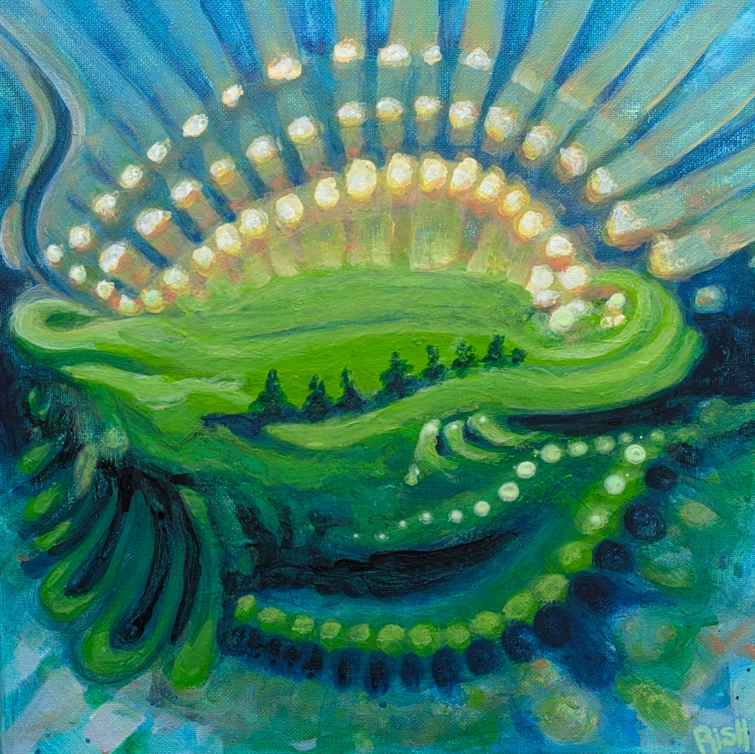 A Moment of Bliss - original painting