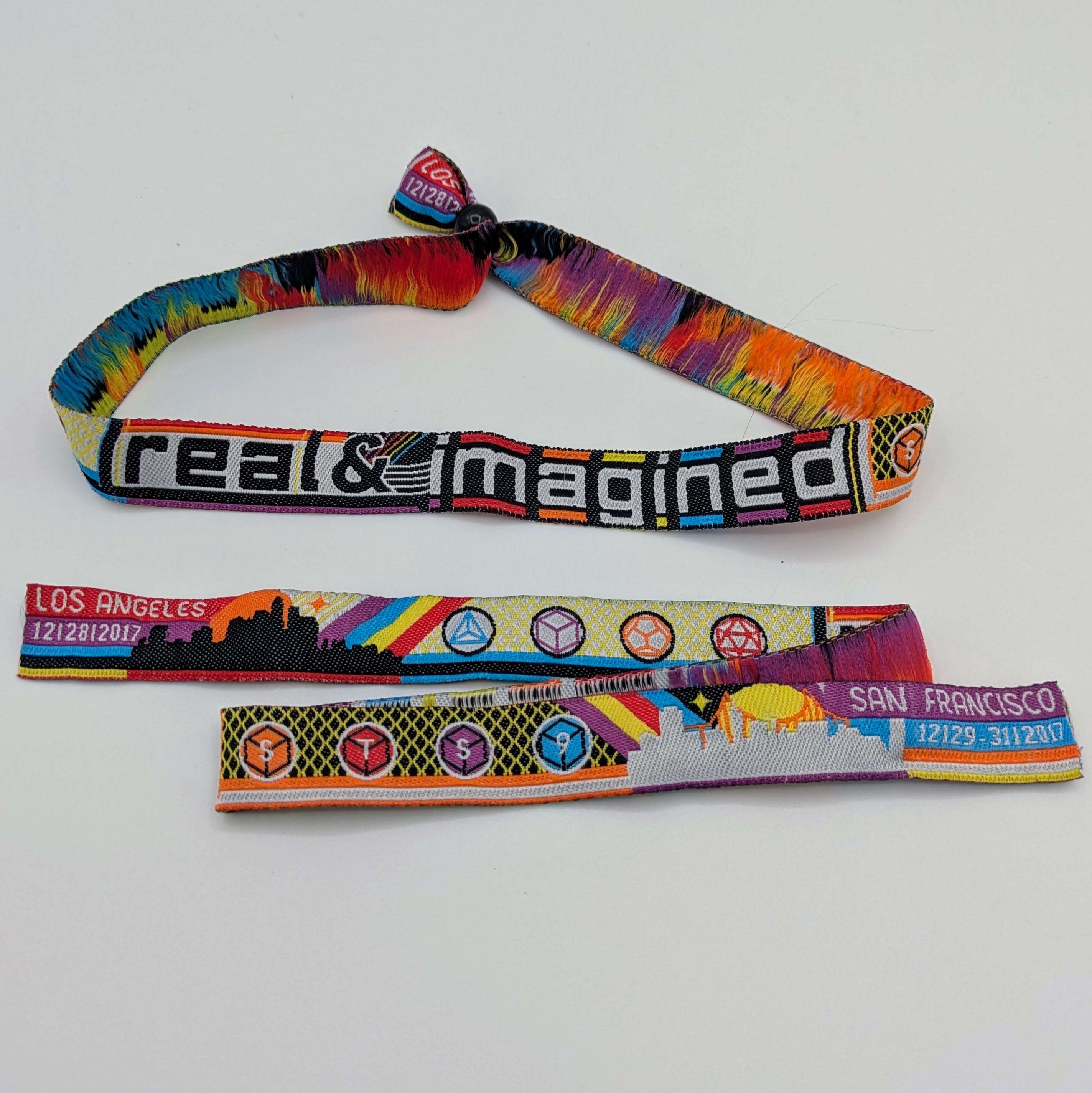 STS9 Wristband Dec 29-31, Dec 28, 2017 San Franscisco/Los Angeles